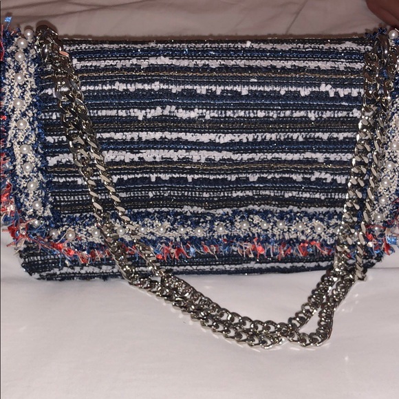 tweed bag zara